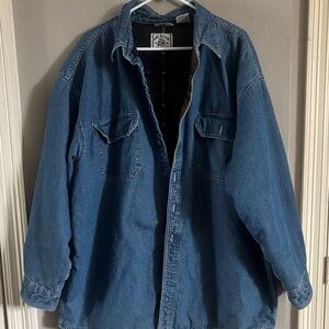 Men's Blue Denim Jacket - Casual Workwear